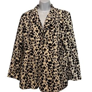 BlueB| Leopard Print Blazer